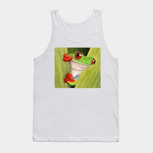 Green and red frog 3a Tank Top